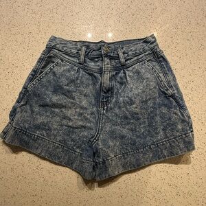 American Eagle Outfitters Acid Wash Jean Shorts